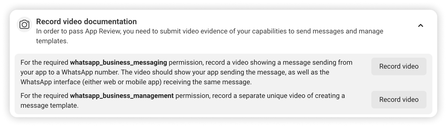 screenshot from Meta WhatsApp Docs